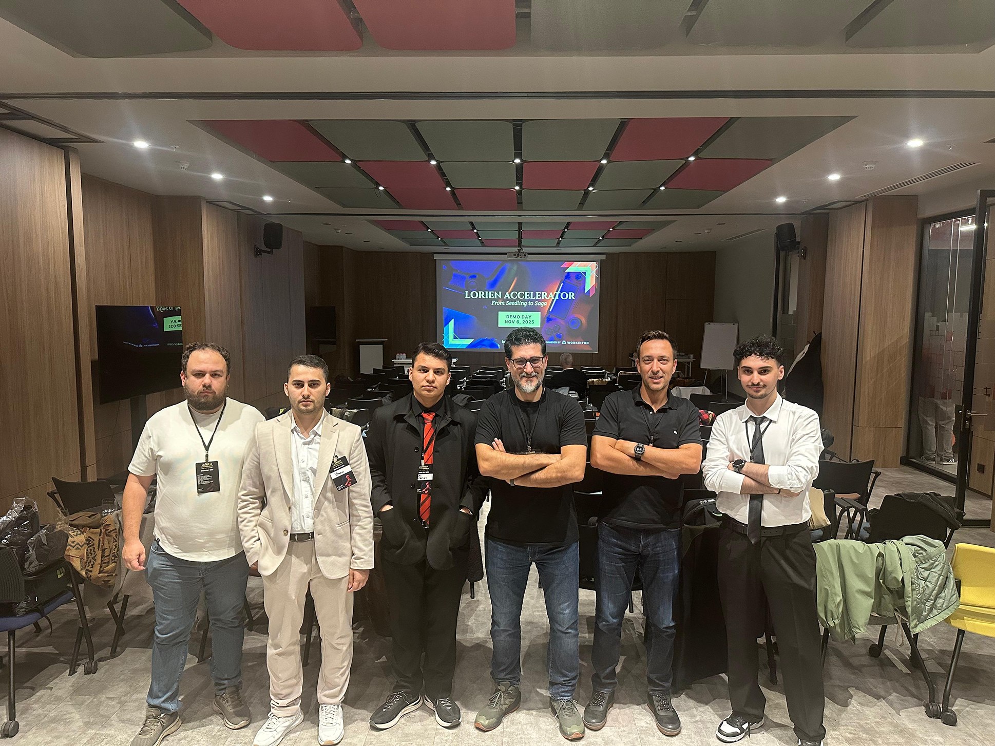 The Spell Factory team at Lorien Accelerator Demo Day